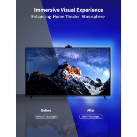 Ailofy Smart TV LED Backlight with Camera for TV 75-85 inch TV + 4 Pack LED Smart Light Bulbs