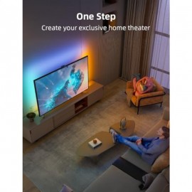 Ailofy Smart TV LED Backlight with Camera for TV 75-85 inch TV + 4 Pack LED Smart Light Bulbs