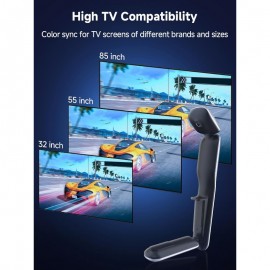 TV LED Backlight with Camera 13.7ft LED Lights for 45-65 Inch TVs and PC Monitors Smart App Control TV Lights That Change with TV Music Sync Strip Lighting for Gaming Home Decor