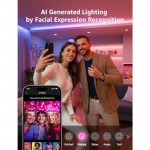 Bundle - 4 Packs B1 WiFi and Bluetooth Smart Light Bulbs and 32.8ft S1 AI Smart LED Strip Lights