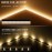 COB LED Strip Light 32.8ft 10m, CRI 90 Warm White 2700K High Lumen Dimmable er Bright Flexible DC24V LED Tape Light with Controller Dimmer, 8mm L Connectors