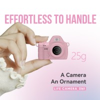 2K Brand New Vlog Compact Camera with High-definition Video Recording. 1.47-inch IPS Color Screen. Recording Duration: 50 Minutes. MJPEG Compression Format. AVI Video Format. Can Switch Between Wearing A Necklace Pendant, Accessories And The Camera