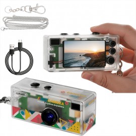 1080P Ultra-Compact  Magic  Thumb Keychain  0.96-inch  Action   Style Supports Memory Cards Includes 32GB Memory Card