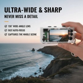 1080P Ultra-Compact  Magic  Thumb Keychain  0.96-inch  Action   Style Supports Memory Cards Includes 32GB Memory Card