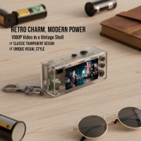 1080P Ultra-Compact  Magic  Thumb Keychain  0.96-inch  Action   Style Supports Memory Cards Includes 32GB Memory Card