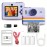 Kids Instant Camera with Print Feature | 2.8-inch HD Screen, 1080P Video, Includes 3 Photo Rolls, 32GB Memory Card, Reader, Lanyard, USB Charging Cable, Portable Multi-functional Photo Printer Camera, Rechargeable 18650 Lithium Polymer Battery - Ide