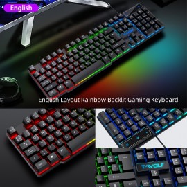 5-in-1 RGB Gaming PC Setup Bundle: RGB Backlit Keyboard, Mouse, Headphones, Speakers & Mouse Pad with, RGB Sync Compatible (No External Switches) - Complete Computer Kit for PC Gamers