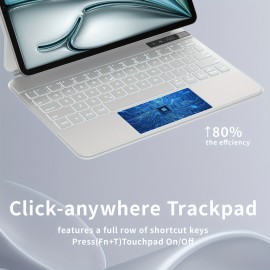 Suitable For IPad Pro 11&Air 11-inch (M2, 2024/M3, 2025) And 10.9-inch IPad Air 5th And 4th Generations, Magnetic Keyboard Case, Multi-touchpad, Suitable For IPad Pro 11 