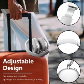 Over Ear Wireless Headphones Noise Canceling Hi-Res Audio, 48H Playtime, Foldable, Breathable Soft Earpads