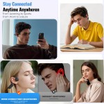 Wireless Bone Conduction Headphones with 32GB Built-in Storage, IPX8 for Swimming, Lightweight Sports Design for Running/Cycling/Marathon Neckband with Surround, Sweatproof Earbuds, Workout Headphones, Modern Headphones, Durable Plastic Body