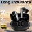 Wireless Earbuds with Deep Bass Stereo Sound, 50-hour Playback Time, ENC Noise-canceling Call Function, Extended Standby Time, Long Battery Life, Power Indicator Light, Compatible with All Mobile Phones