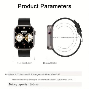 ZSVE Smart Watch with Earbuds, 2.02